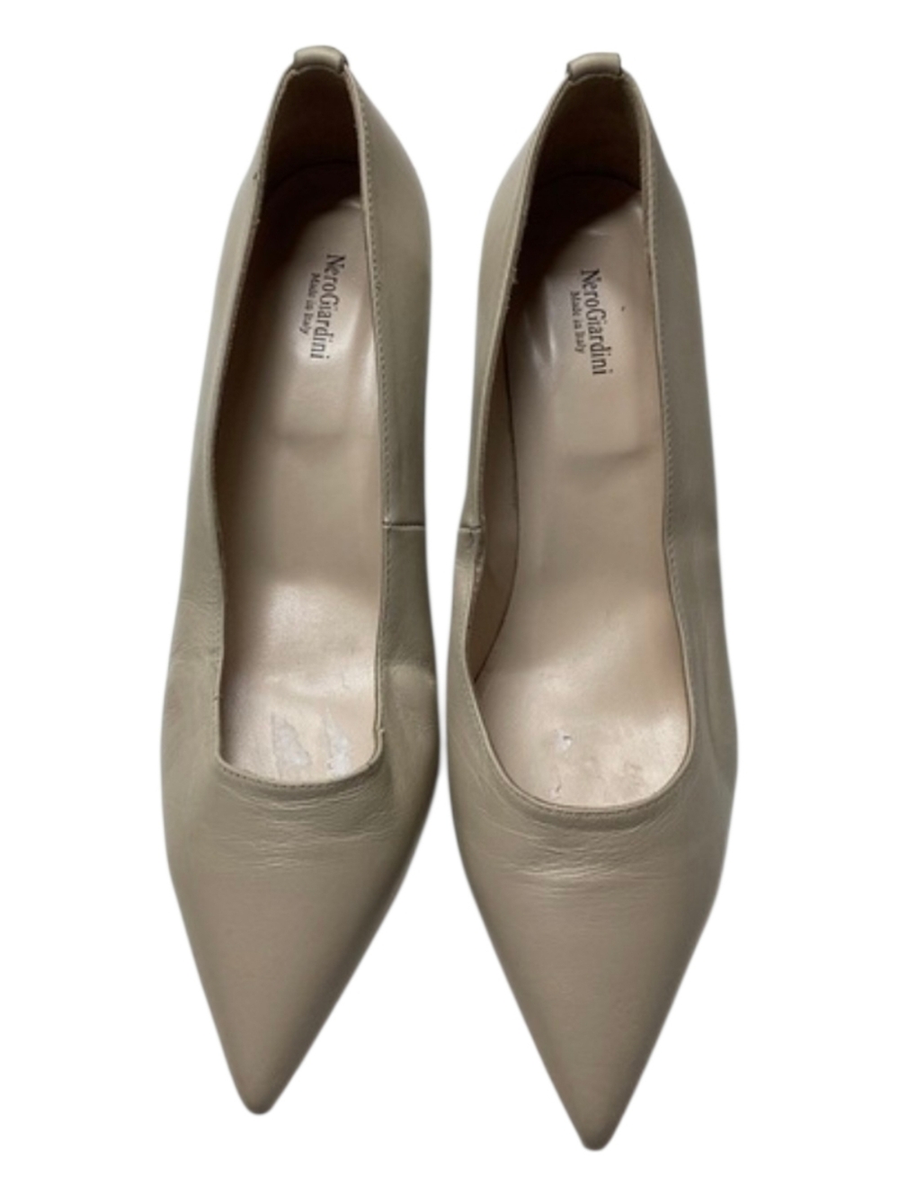 Nerogiardini Pointed Toe Leather Pumps